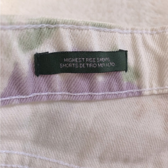 Wild Fable Tie Dye Distressed High Rise Shorts - Picture 7 of 14